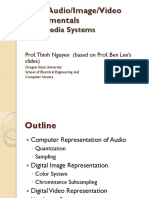 Multimedia Systems: Ch. 1: Audio/Image/Video Fundamentals