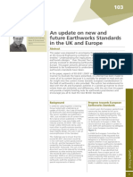 An Update On New and Future Earthworks Standards in The UK and Europe