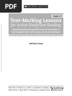 Text Marking Lessons PDF