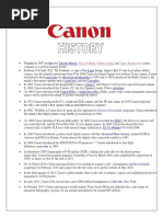 History of Canon