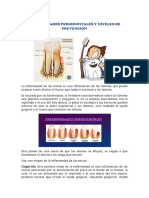 Enfermedades Periodontales y Niveles de Prevencion