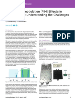 Passive Intermodulation Effects in Base Stations Understanding The Challenges and Solutions