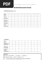 Skinfold Measurements - Female