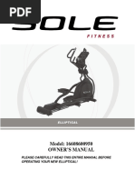 Elliptical Sole E95-User Guide