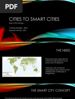 Cities To Smart Cities