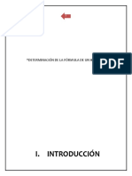 Determinación de La Fórmula de Un Hidrato