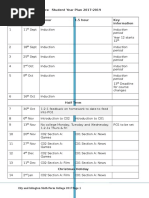 Year Plan For Students