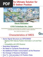 Dinesh Manandhar GNSS Technologies Inc., Japan: Imes Imes Imes Imes Imes