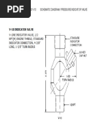 Kiene Valve - Type V-10 Schematic Diagram / Pressure Indicator Valve