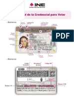 Modelo Actual de La Credencial para Votar