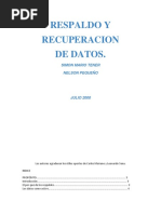 Respaldo y Recuperacion de Datos