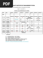 Class Schedule