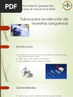 Tubos para La Recolección de Muestras Sanguíneas