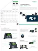 Yealink T4 Series Ultra-Elegent IP Phone Brochure