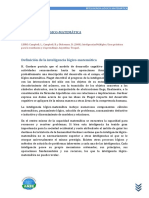 TEMA 3 Inteligencia Lógico - Matemática