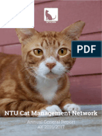 NTU Cat Management Network Annual General Report For Academic Year 2016/2017