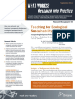 Teaching For Ecological Sustainability