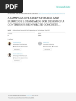 A Comparative Study of Bs8110 and Eurocode 2 Standards For Design of A Continuous Reinforced Concrete Beam