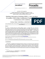 Building Information Modeling (BIM) : A New Paradigm For Quality of Life Within Architectural, Engineering and Construction (AEC) Industry