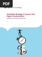 A Portfolio Strategy: To Execute Your Digital Transformation