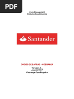 COBRANÇA - Layout de Código de Barras Santander Janeiro 2017v 31