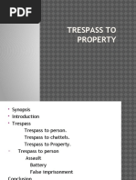 Trespass To Property, 12.2.2016-1