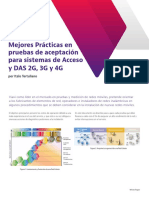 Mejores Practicas en Pruebas de Aceptacion para Sistemas de Acceso y Das 2g 3g y 4g Es Informe