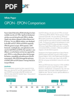 GPON - EPON Comparison: White Paper