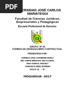 Formas de Desequilibrio Contractual