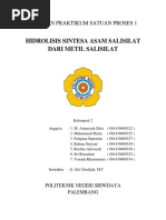 Hidrolisis Sintesa Asam Salisilat Dari Metil Salisilat