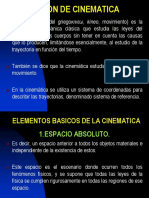 Cinematica de Una Particula