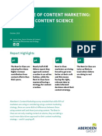 Aberdeen Group The Future of Content Marketing The Age of Content Science