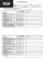 Inspection and Test Plans (ITP) - MUM-05 Pump Installation Checklist