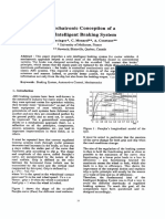 A Mechatronic Conception of A New Intelligent Braking System