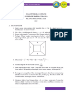 Soal Matematika Unj