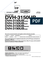 Pioneer Dvh-3150ub Dvh-3190ub Crt4283 Car DVD Reciever