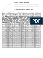 Caca Palavras Fazer Getulio Vargas e Contexto Da Década de 1930