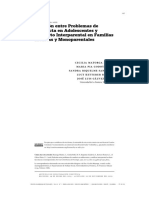 XRelación Problemas de Conducta y Conflicto Interparental PDF