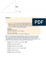 Prepositions