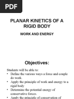 Planar Kinetics of A Rigid Body: Work and Energy