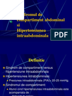 Sindromul de Compartiment Abdominal