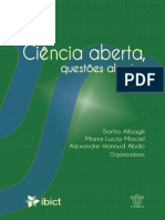 Ciencia Aberta - Questoes Abertas - PORTUGUES - DIGITAL PDF