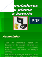 Acumuladores de Plomo