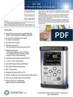 SV 106 Human Vibration Meter & Analyser: Features