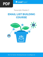 EmailListBuilding LeadPages Transcripts 05