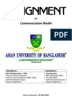 Assignment On Communication Model