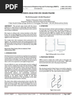 Stress Analysis On Chair Frame