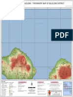 Peta Topografi Kabupaten Buleleng / Topography Map of Buleleng District