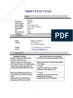 Curriculum Vitae-Complete Degree