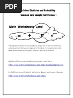 Higher Secondary Statistics Sample Questions